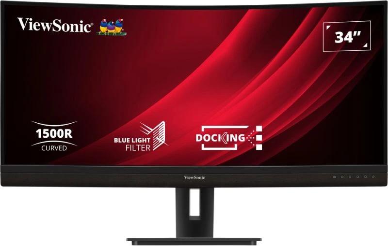 Monitor ViewSonic 34" VG3456C, Curvature: 1500R, Diagonal (inch): 34, Diagonal (cm): 86.36, Aspect ratio: 21:9, Panel: VA, Resolution: 3440x1440, Refresh Rate: 100Hz, Response time GtG: 5ms, Brightness (max): 400 cd/m², Contrast (static) : 3000:1, Contras