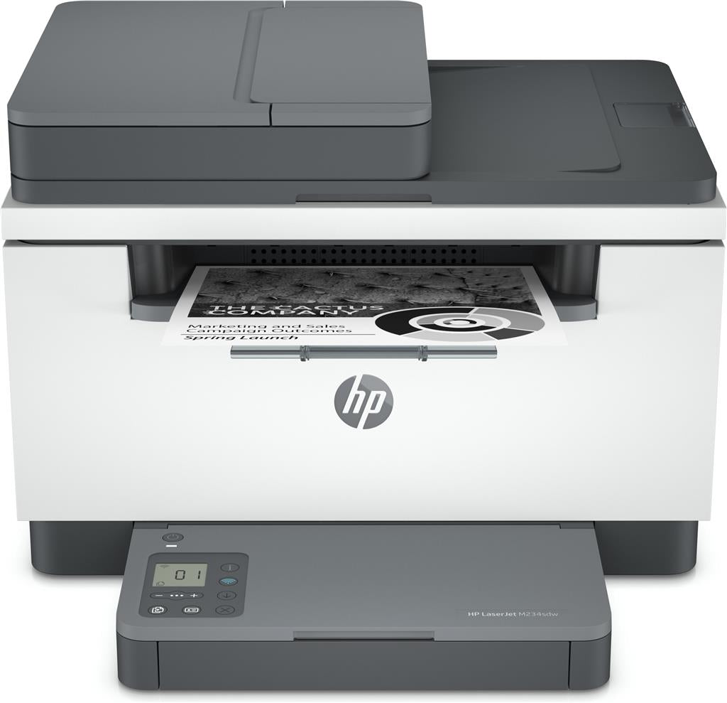 Multifunctional Laser Mono HP LaserJet MFP M234sdw, A4, Functii: Impr.|Scan.|Cop., Viteza de Printare Monocrom: 29 ppm, Conectiv:USB|Retea|WiFi, Duplex:Da, ADF:ADF "6GX01F"