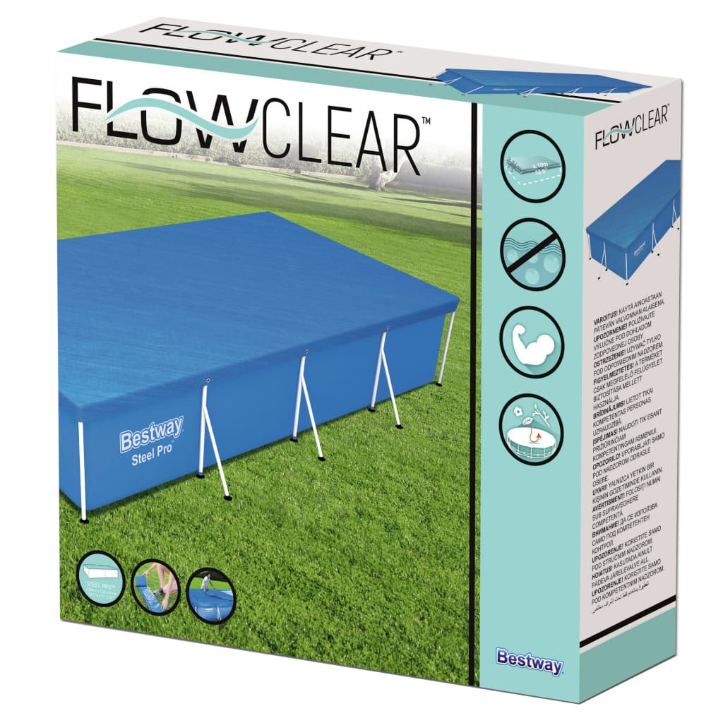 Prelata Bestway pentru piscina cu cadru metalic, 221x150cm