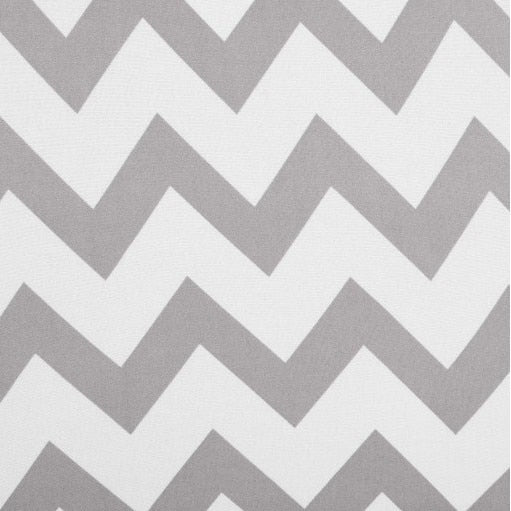 Set 4 huse universale pentru scaun, marime universala, poliester si spandex, 45 cm x 60 cm, zig zag, alb gri - 7
