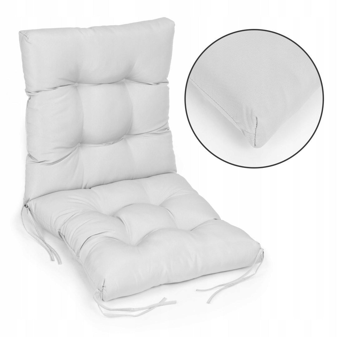 Perna groasa pentru scaun 52x52x50 cm, impermeabila, rezistenta UV, cu curele de prindere, gri