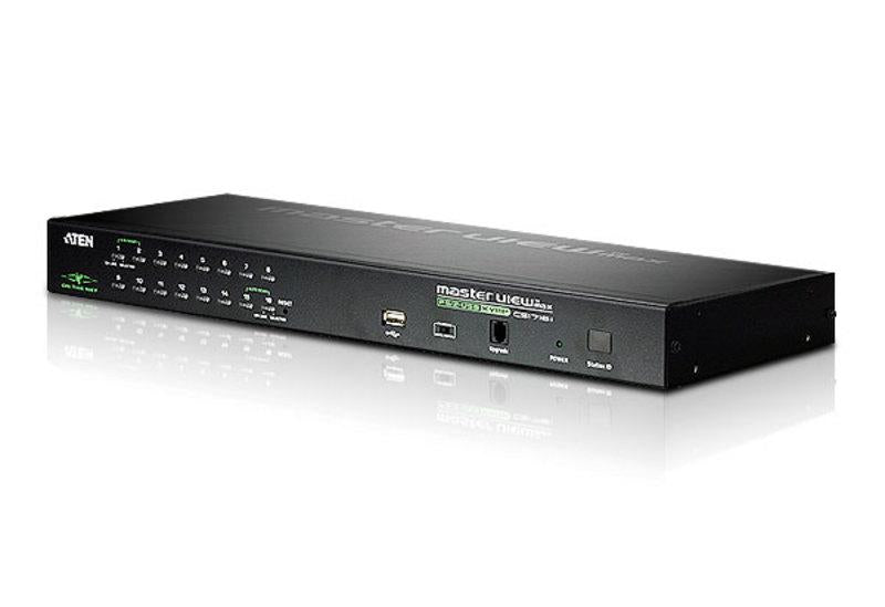 ATEN 1L/Remote 16P PS/2-USB VGA KVM overIP SW