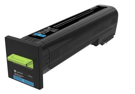 Toner Original Lexmark Cyan, 72K20C0, pentru CS820|CX820|CX825|CX860, 34K, , "72K20C0"