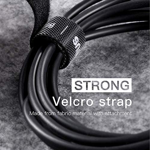 ORGANIZATOR cabluri tip Velcro Baseus Circle Velcro, 50cm, negru "ACMGT-A01" - 6953156280854