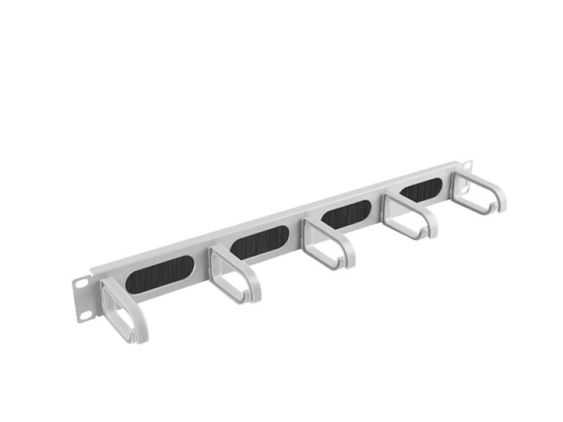 Lanberg Panou mngmt cabluri cu perii, 5 inele gr