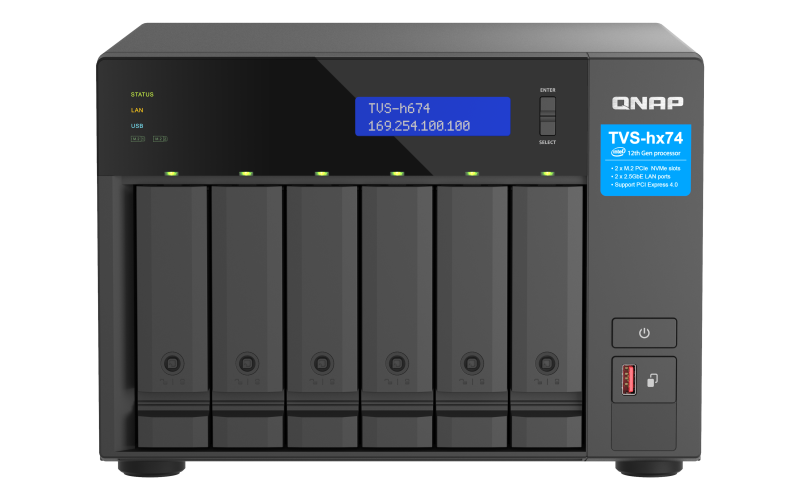 Qnap NAS H674 6BAY I5 4.4GHZ 32GB (NAS Qnap H674 6-Bay)