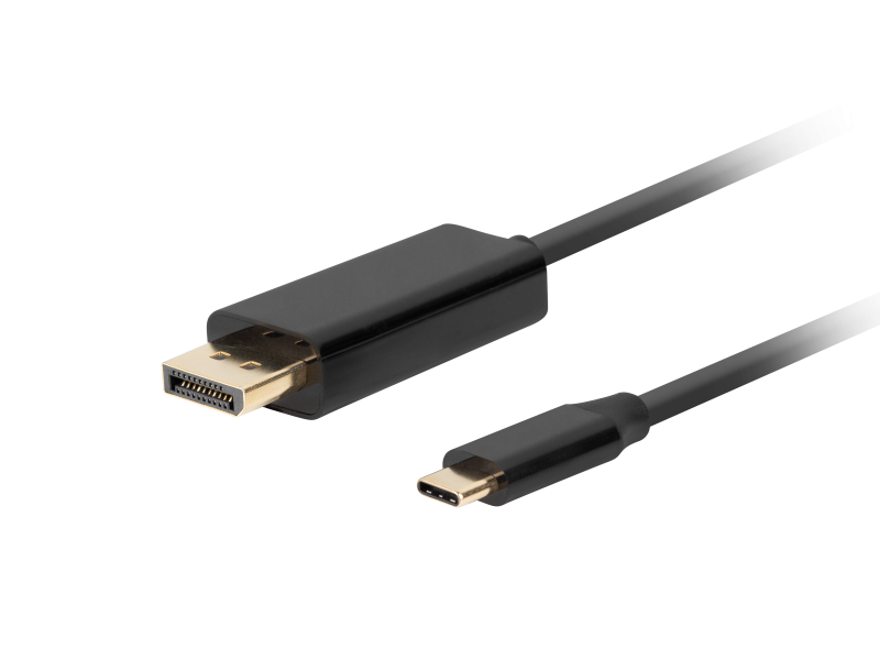 Cablu USB-C(M) DisplayPort(M) 0,5 m 4K 60Hz negru
