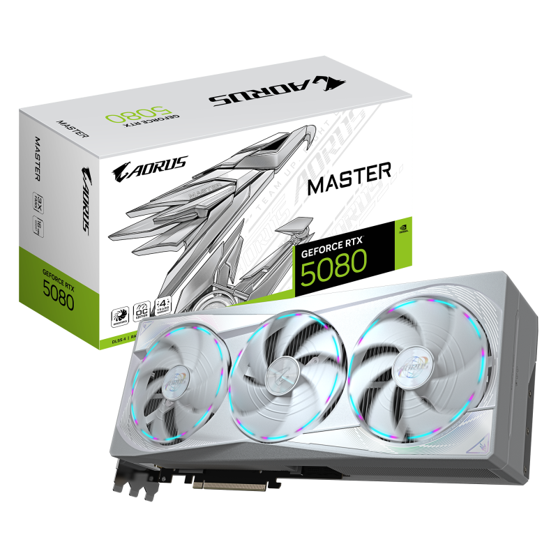 Gigabyte VGA GB AORUS GF RTX 5080 MASTER ICE 16G