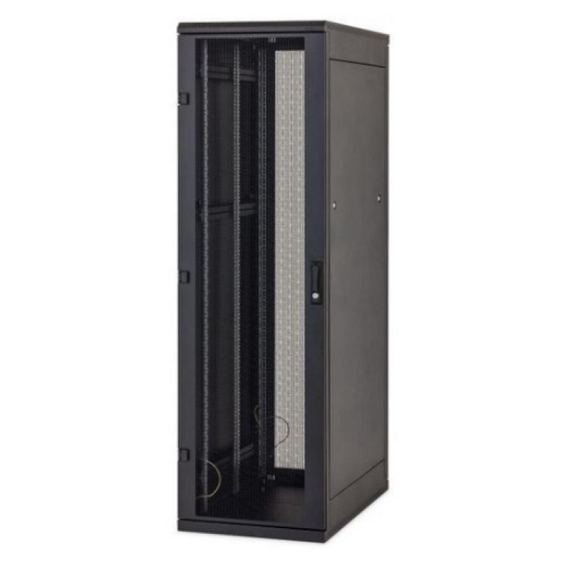Triton Rack Podea 19 22U 600X1000 Negru (Rack de podea 19 Triton 22U 600x1000mm usa fata metal perforat panouri...)