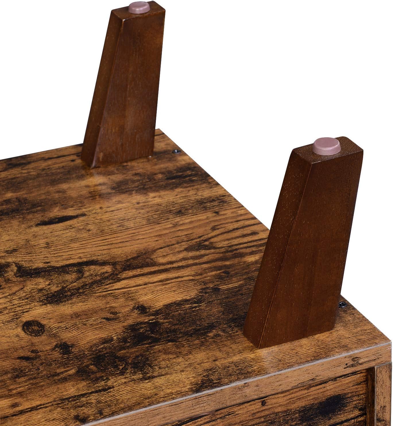 Comoda pentru TV, cu 2 usi si 2 rafturi deschise, 40x140x50cm, maro rustic