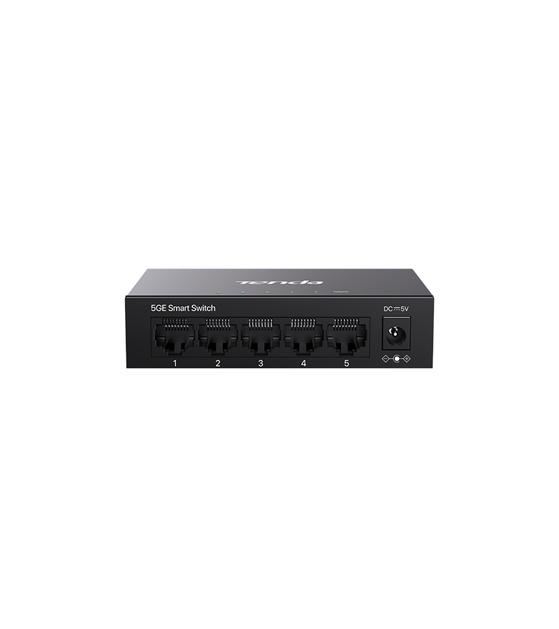 SWITCH TENDA managed, 5 porturi gigabit RJ-45, management Tenda CloudFi, metalic "TEG2205D"