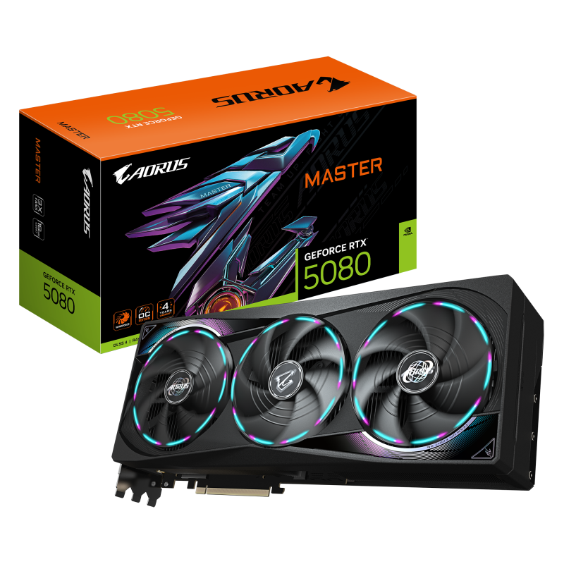 Gigabyte VGA GB AORUS GEFORCE RTX 5080 MASTER 16G