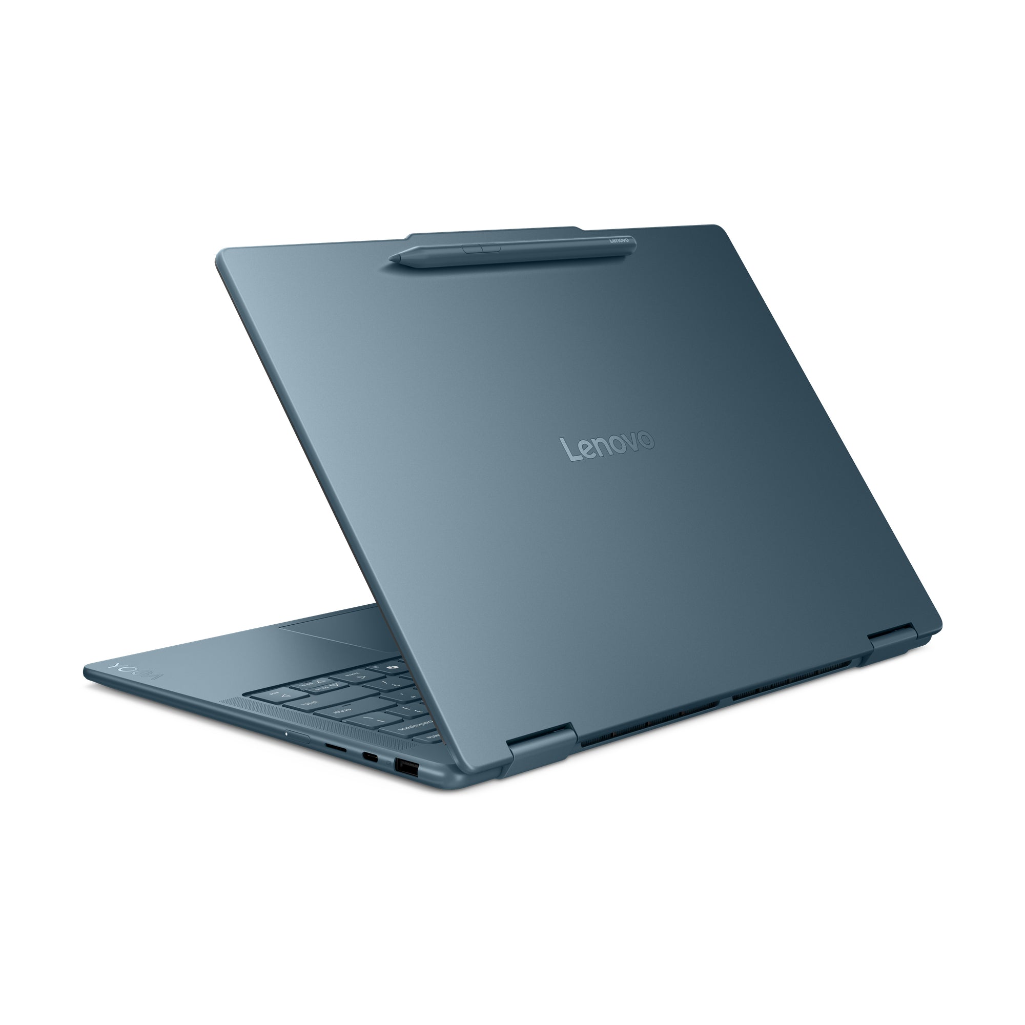 14 Yoga 7 2-in-1 14AKP10, WUXGA OLED Touch, Procesor AMD RyzenTM AI 5 340 (16M Cache, up to 4.8 GHz), 24GB LPDDR5X, 1TB SSD, AMD Radeon 840M, Win 11 Home, Tidal Teal, 3Yr Onsite Premium Care "83JR002ERM" (timbru verde 3.5 lei)