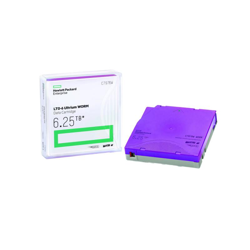 HPE LTO-6 Ultrium Bafe Worm Data Tape (HPE LTO-6 Ultrium 6.25TB BaFe Worm Data Cartridge)