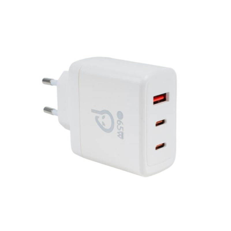 Incarcator retea Spacer GaN, 2 x USB 65W