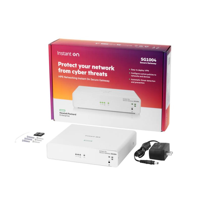 HPE Nw Ion Gtwy 4P G SG1004 (HPE Networking Instant On Secure Gateway 4-port Gigabit SG1004)
