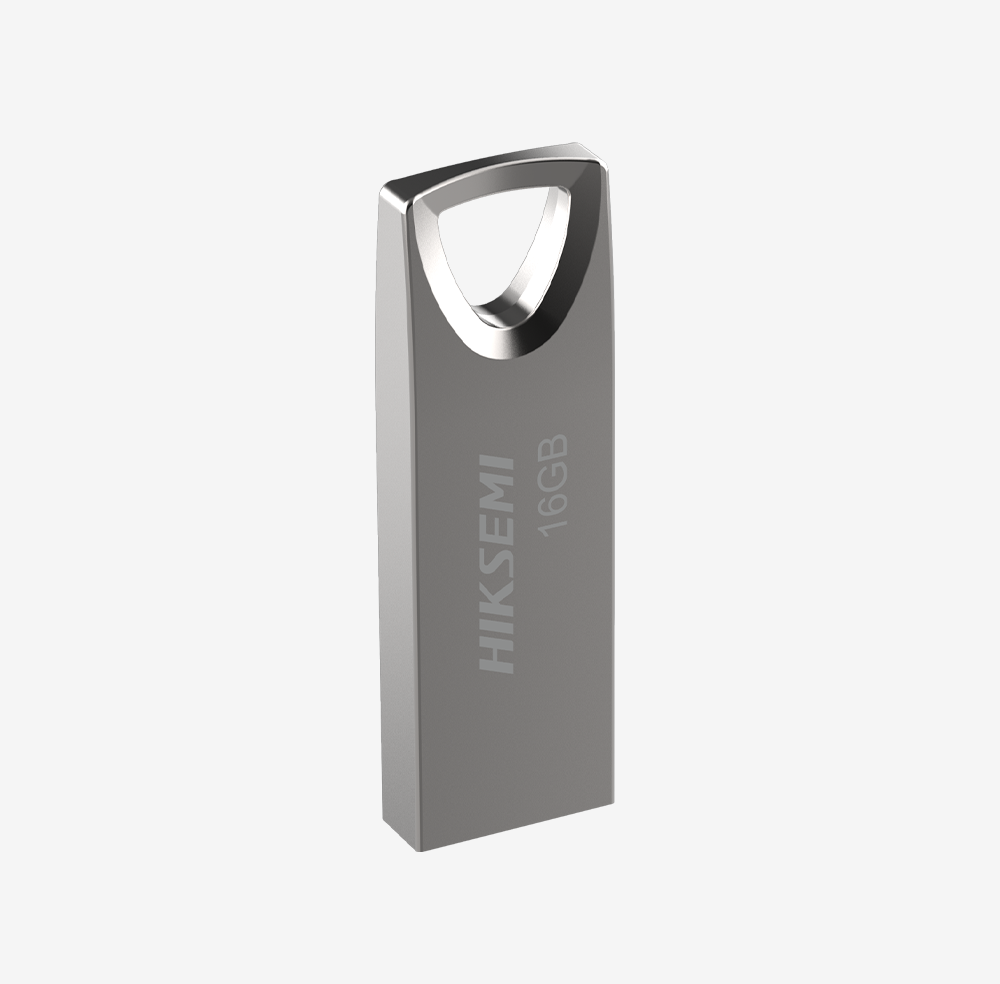 MEMORIE USB 2.0 HIKSEMI 16 GB, carcasa metalica, argintiu, "HS-USB-M200/16G"