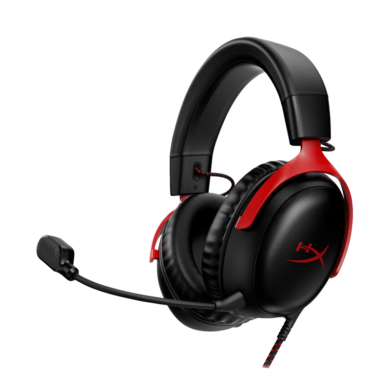 HP Casti gaming HyperX Cloud III Black-Red