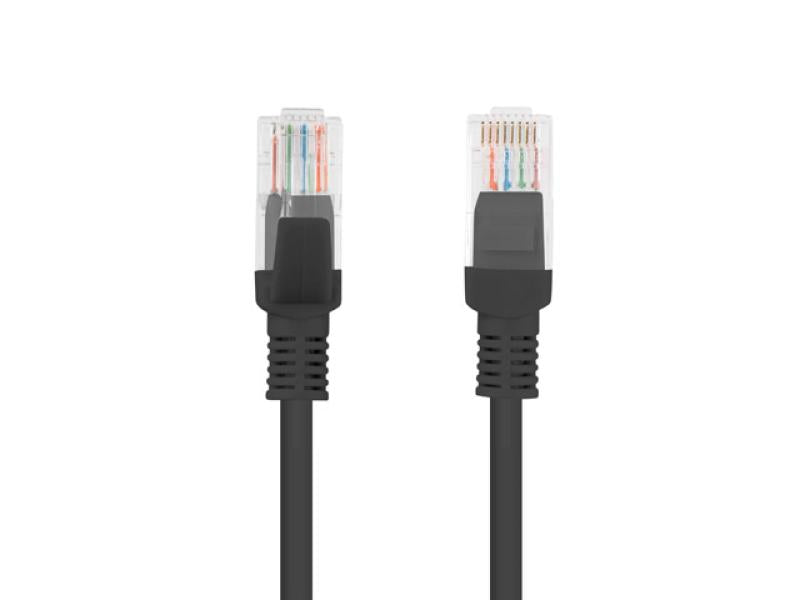 Patch cord Lanberg Cat.5e UTP 20 m negru