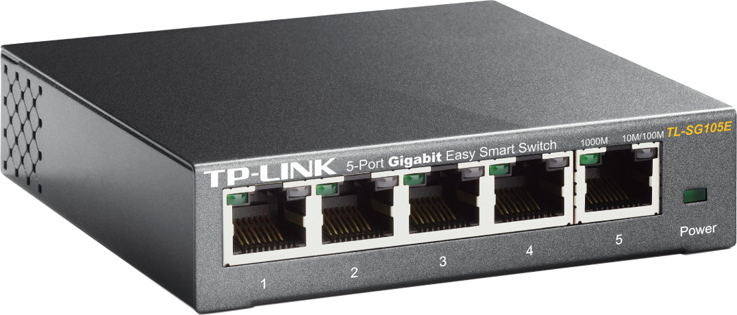 SWITCH TP-LINK 5 porturi Gigabit. carcasa metalica "TL-SG105E"
