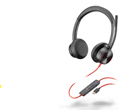 CASTI HP Poly BW 8225 Stereo -M USB-C HS +USB-C/A "8X225AA"