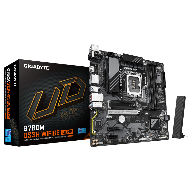 MB Gigabyte B760M DS3H WIFI6E GEN5