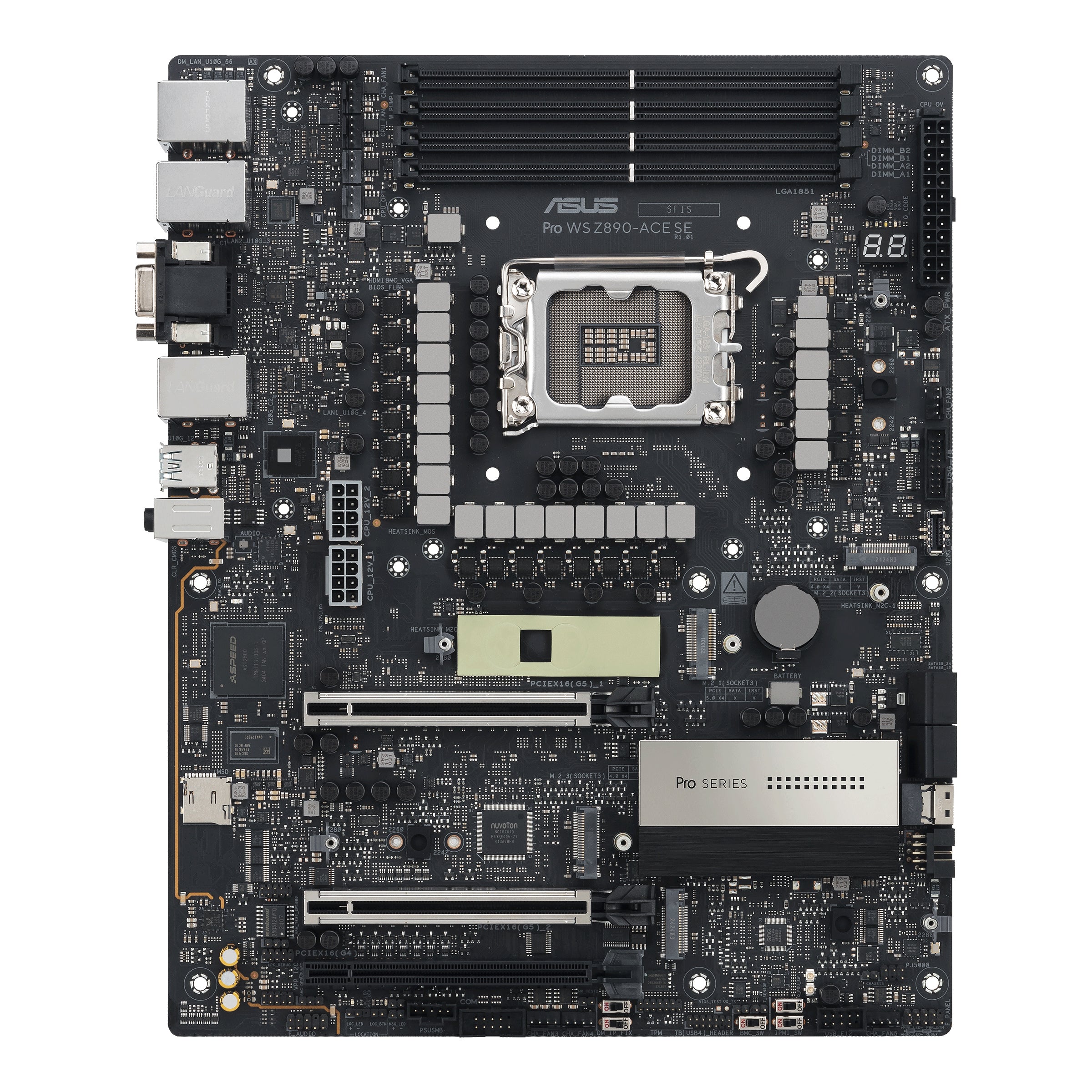 Placa de baza PRO WS Z890-ACE SE, Intel Z890, Socket 1851, ATX "90MB1JC0-M0EAY0"