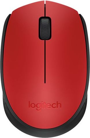 MOUSE LOGITECH, "M171", PC sau NB, wireless, 2.4GHz, optic, 1000 dpi, butoane/scroll 3/1, , rosu, "910-004641"