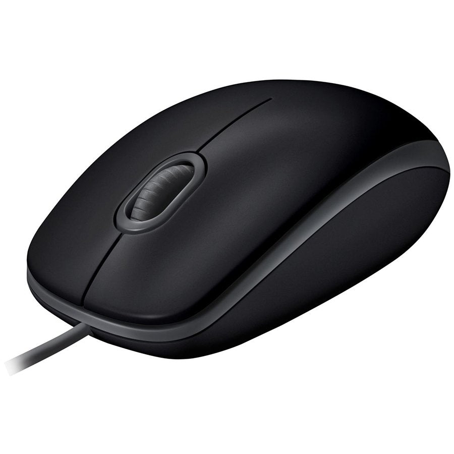 LOGITECH B110 Corded Mouse - SILENT - BLACK - USB - B2B, "910-005508"
