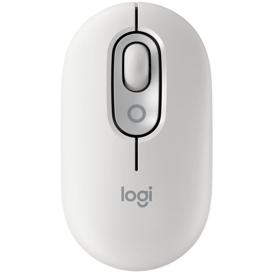 LOGITECH POP Mouse with emoji - OFF-WHITE - BT - EMEA28i-935 - FY25,TERRA "910-007411"