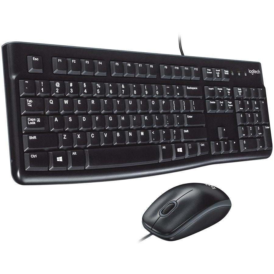 LOGITECH MK120 corded Desktop black USB - NSEA (US), "920-002562"