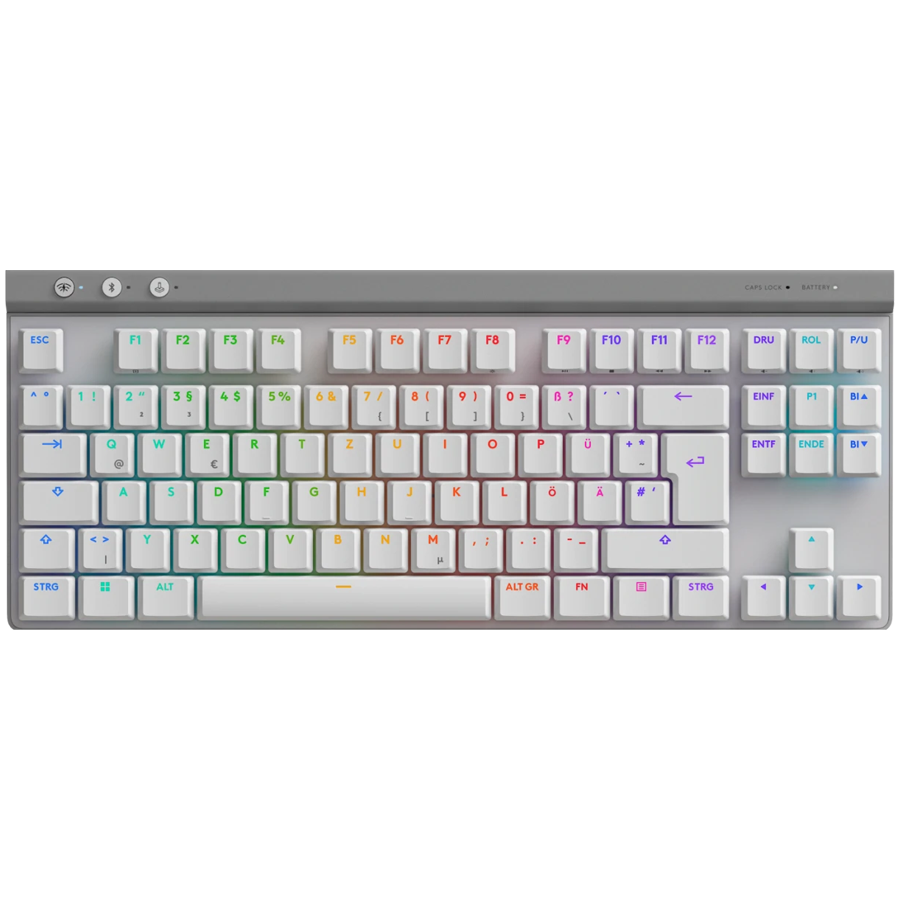 LOGITECH G515 LIGHTSPEED TKL - WHITE - US INTL - 2.4GHZ/BT- EMEA28i-935 - TACTILE "920-012539"