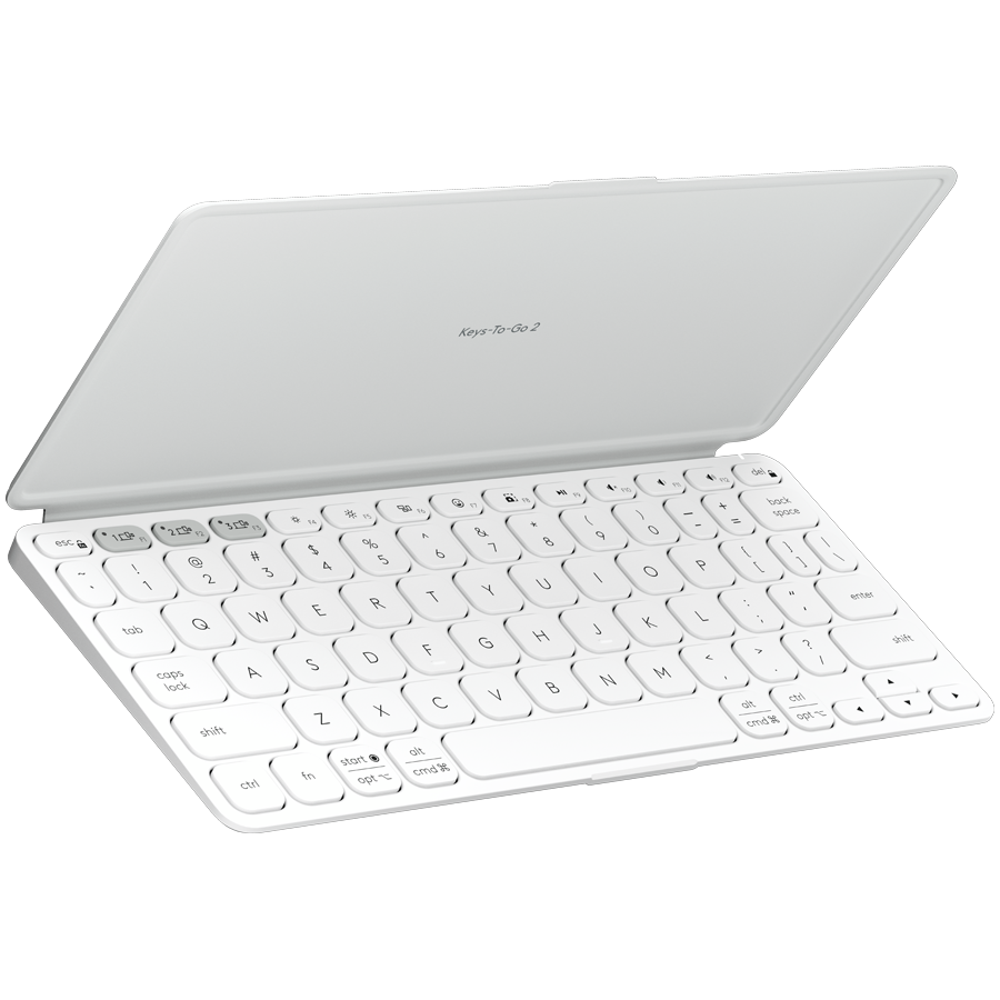LOGITECH Keys-To-Go 2 - PALE GREY - US INTL - BT - INTNL-948 - UNIVERSAL "920-012985"