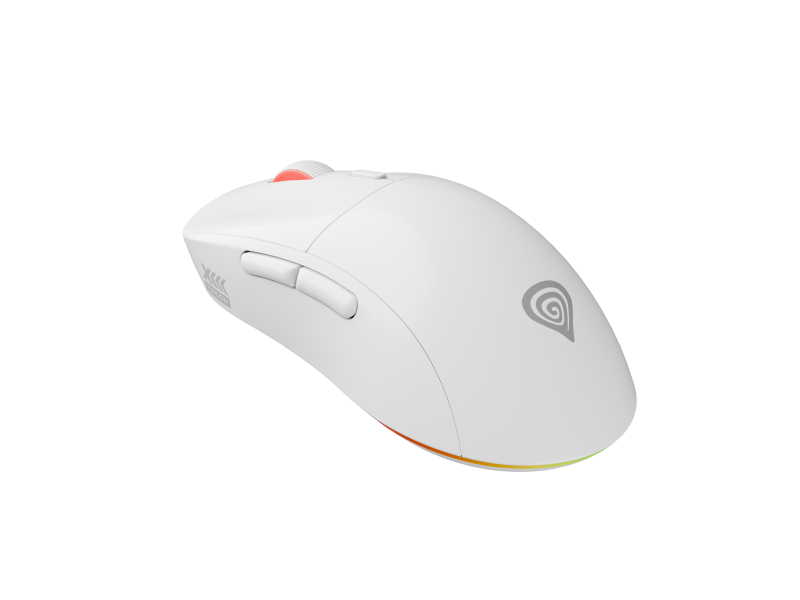 Mouse Genesis Ws Zircon 3 26000 Dpi alb (Mouse Gaming Wireless Genesis Zircon Xiii)