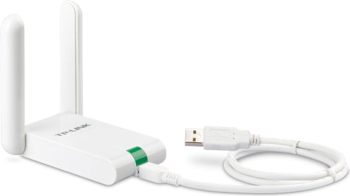 ADAPTOR RETEA TP-LINK MINI, extern wireless 2.4 GHz, Mini USB 2.0, port, 300 Mbps, antena externa x 2, "TL-WN822N"