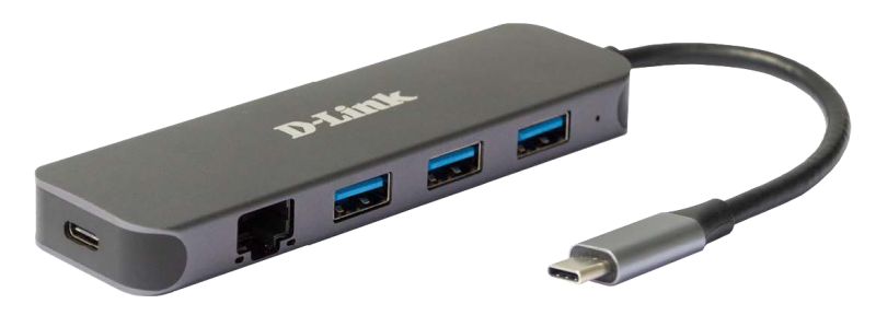 D-Link DLINK 5-IN-1 USB-C HUB DUB-2334