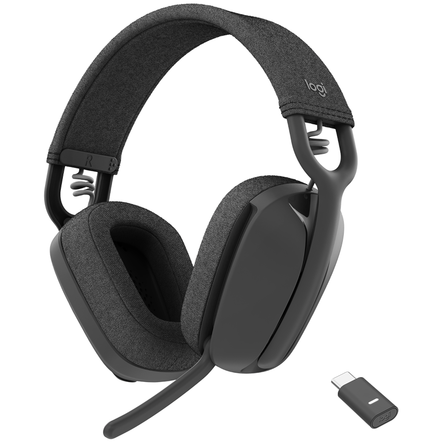 LOGITECH Zone Vibe Wireless UC Headset Graphite "981-001199" (timbru verde 0.8 lei)