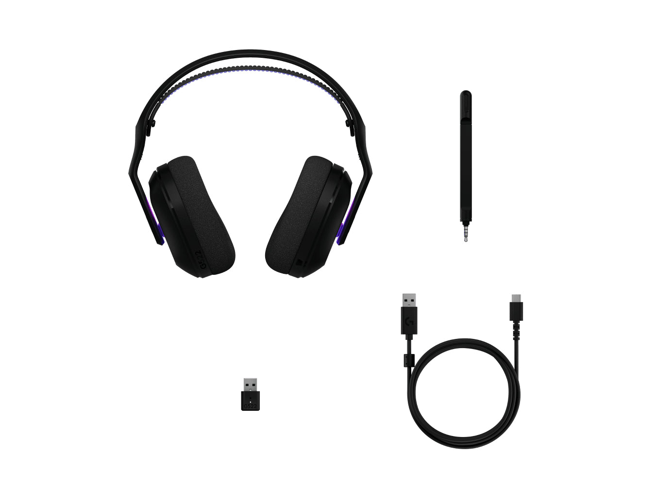 LOGITECH G522 LIGHTSPEED Wireless Gaming Headset - BLACK - EMEA28i-935 - 2.4GHZ "981-001544" (timbru verde 0.18 lei)