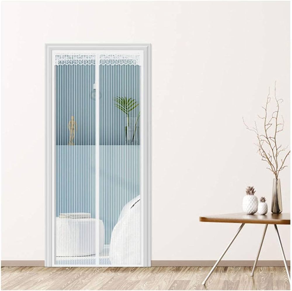 Plasa anti-insecte, cu inchidere magnetica, latime 80-100cm, inaltime 210-220cm, alb