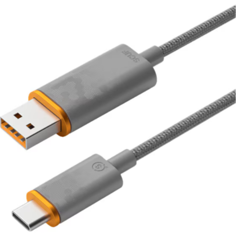 Cablu Scuf USB-C 2m Gri Deschis (Cablu USB-C Scuf)