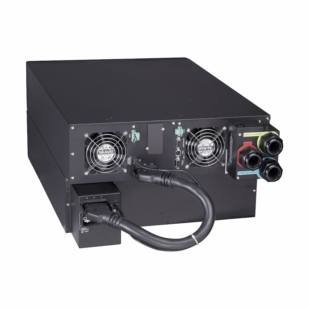UPS Eaton, Online, Tower/rack, 4500 W, fara AVR, Terminal Block, display LCD, back-up 11 - 20 min. "9SX11KIRT"