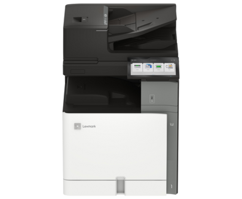 Multifunctional laser color Lexmark CX961se Copiere color/Imprimare color/Scanare color/Fax color/Trusted Platform Module, Dimensiune;A3, Ecran tactil color Lexmark din clasa e-Task de 10 inchi (25 cm), Viteza imprimare si copiere pana la 35 ppm, Rezoluti