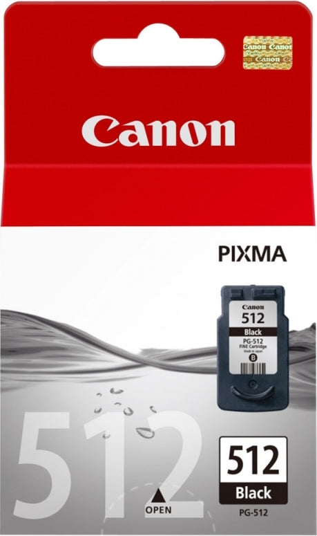 Cartus Cerneala Original Canon Black, PG-512, pentru Pixma IP2700|MP230|MP240|MP250|MP260|MP270|MP280|MP282|MP480|MP490|MP495|MX320|MX330|MX340|MX350|MX360|MX410|MX420, , , "BS2969B001AA"