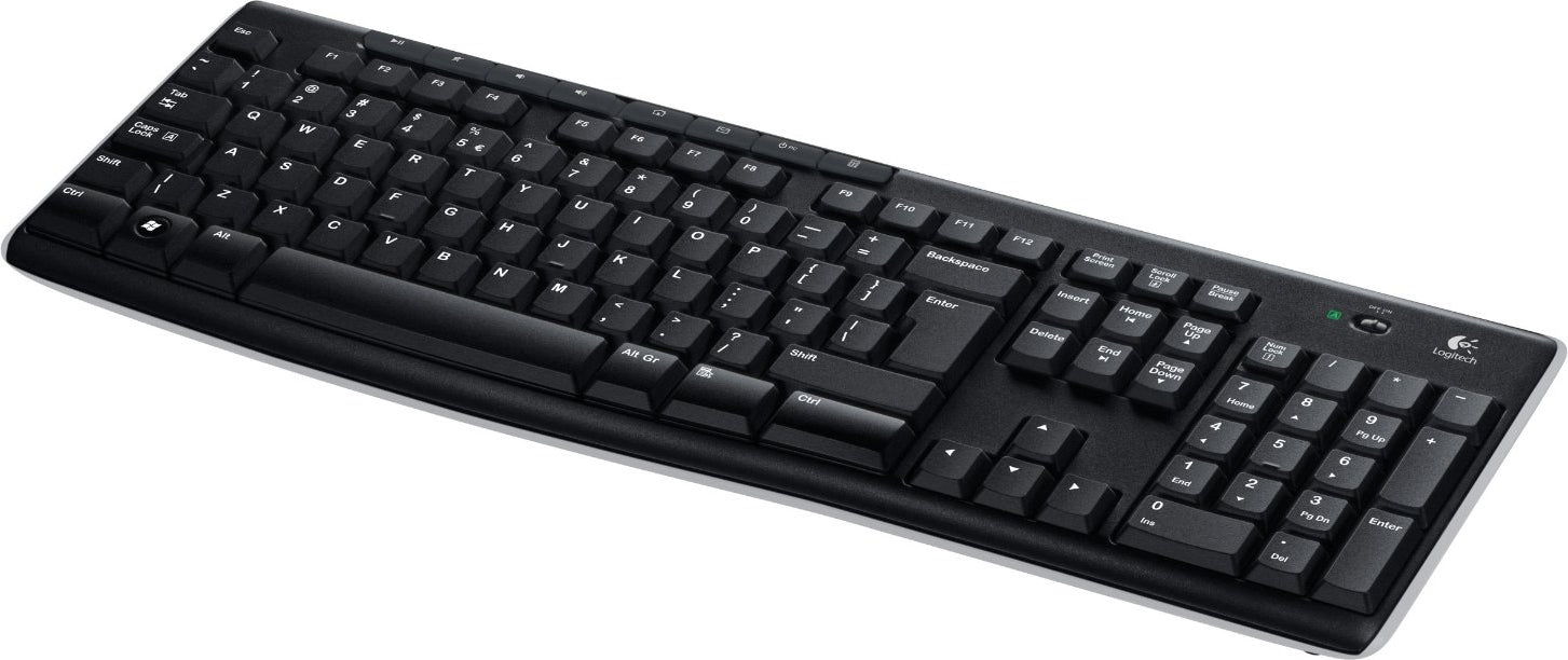TASTATURA LOGITECH wireless, multimedia, 8 taste multimedia, black, "K270" "920-003738"