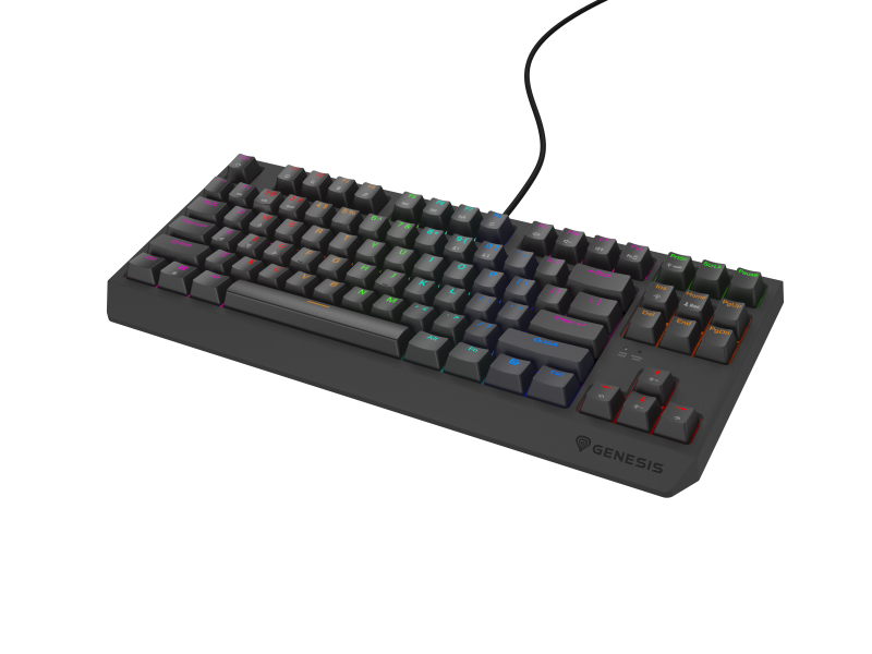 Tastatura Genesis Thor 230 Tkl R negru (Tastatura Mecanica Gaming Genesis Thor 230 Tkl Lite)