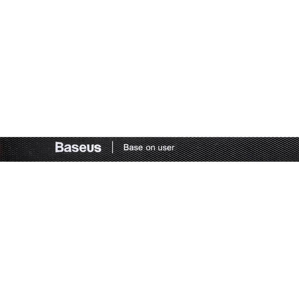 ORGANIZATOR cabluri tip Velcro Baseus Colourful Circle, 3m, negru "ACMGT-F01" - 6953156293496