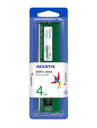 Memorie DDR Adata DDR4 4 GB, frecventa 2666 MHz, 1 modul, "AD4U26664G19-SGN"