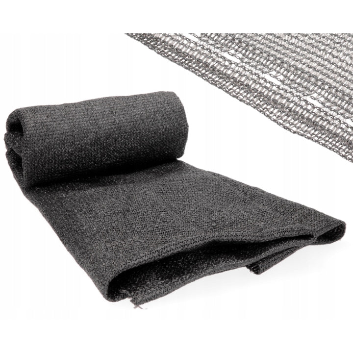Plasa umbrire si intimitate pentru gard, 1.5m latime, 50m lungime, 135g densitate 90%, gri antracit