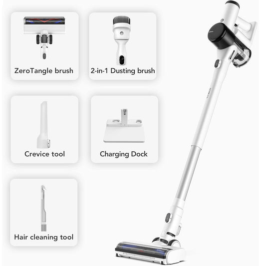 Aspirator vertical Pure One Air PET Plus, Cordless Vacuum Cleaner, aspirare uscata, Alb - BazarOltenia