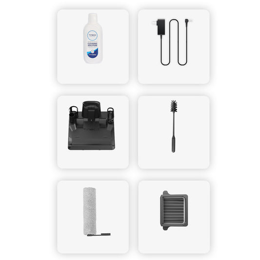 Aspirator vertical iFloor 5 Breeze, Cordless Wet Dry Smart Vacuum Cleaner, aspirare (uscat/umed), Gri - BazarOltenia